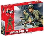 Солдатики из пластика А Американская пехота (1/32) Airfix - фото
