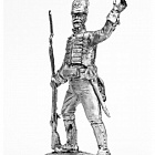 Миниатюра из олова РТ унтер офицер мушкетерского полка герцогства Баден. 1806-08 гг. 54 мм, Ратник