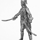 Миниатюра из олова 710 РТ Офицер шеволежеров 1803 год. Княжество Хессен-Дармштадт., 54 мм, Ратник