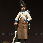 Сборная фигура из смолы SM 5419 Циммерманн австрийской линейной пехоты (1809-1815), 54 мм, SOGA miniatures (SM-5419) (SM-5419)