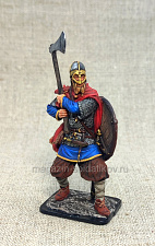 Миниатюра из олова Варяг с большим топором, 54 мм, Студия Большой полк - фото