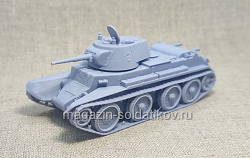 Легкий танк БТ-7 3D 1/56 3Д Корнукопия (552-021) (552-021)