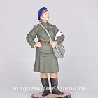 Миниатюра в росписи Девушка-санинструктор, сержант Красной армии. 1943-45 гг. СССР, 1:32, Сибирский партизан (СП091) (СП091)