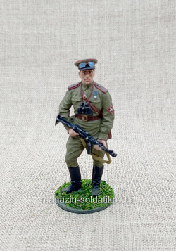 Капитан противотанкового батальона 1943-45 гг. 54 мм (QF0280) (QF0280)