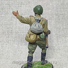 Гвардии рядовой Красной Армии,1943-45 гг., 54мм, Красный фронт, 54 мм (КФ-018) (КФ-018)