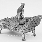Миниатюра из олова 449 РТ Девушка на кушетке, 54 мм, Ратник (449-РТ) (449-РТ)