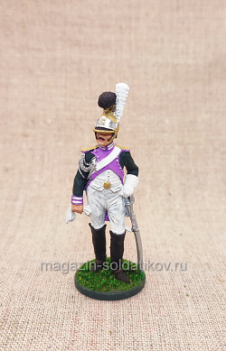 Рядовой 1-й роты Почетной королевской гвардии. Италия, 1811-1812 гг, 54мм