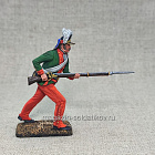 Миниатюра в росписи Русский мушкетер в штыковой атаке, 54 мм, Студия Большой полк (ИЛ2370.11.01.54) (ИЛ2370.11.01.54)