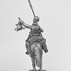 Миниатюра из олова К25 РТ Казак на коне с пикой, 54 мм, Ратник (К25-РТ) (К25-РТ )