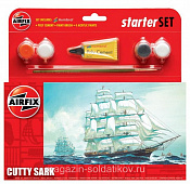 Сборная модель из пластика А Корабль CUTTY SARK (1:600) Airfix - фото