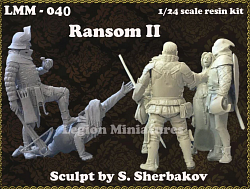 Сборная миниатюра из смолы Ransom II 75 мм, Legion Miniatures (LMM-040) (LMM-040)