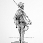 Миниатюра из олова 090 РТ Рядовой американской армии, 1915 54 мм, Ратник
