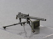 Аксессуары из смолы Американский 7,62 пулемет Браунинг M1919А4 (с возд. охлаждением) на станке М122 Tank - фото
