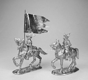 L082 Польская кавалерия XVII века, набор №1 (2 фигуры) 28 мм, Figures from Leon
