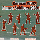 Солдатики из пластика German WW2 Panzer Soldiers 1939-1940 (1/72) Orion