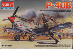 Сборная модель из пластика 12456 Самолет P-40B 1:72 Академия
