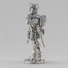 Сборная миниатюра из металла Канонир с пальником, 28 мм, Аванпост