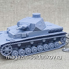 Cредний танк T-IV (Pz.Kpfw.IV Ausf.F) (Германия) 1/56 3Д Корнукопия (552-033) (552-033)