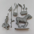 Сборная миниатюра из смолы Улан, 28 мм, Аванпост