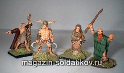 Сборные фигуры из пластика Кельтские друиды (4) BLI Warlord (WG-CE-DRU-1) (WG-CE-DRU-1)