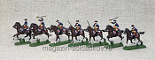 Солдатики из пластика в росписи Австрийские драгуны - набор 7 шт., Семилетняя война, Revell - фото