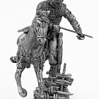 Миниатюра из олова Скиф на коне, 54 мм, Ратник