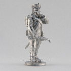 Сборная миниатюра из металла Канонир с пальником, 28 мм, Аванпост
