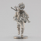 Сборная миниатюра из смолы Мушкетер, идущий 28 мм, Аванпост