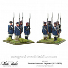 Сборные фигуры из пластика Набор миниатюр Prussian Landwehr Regiment (plastic/metal), 28 мм Warlord (302012501) (302012501)