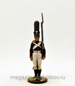 Миниатюра из олова Русский гренадер 1805-07 гг. 54 мм,Студия Большой полк