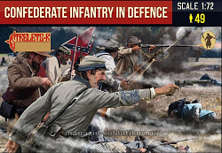 Солдатики из пластика Confederates Firing (1/72) Strelets (249) (249)