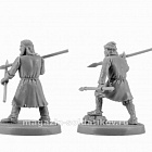 Сборная миниатюра из смолы Русь, набор №6, 4 фигуры, 28 мм, V&V miniatures