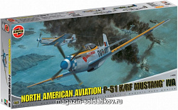 Сборная модель из пластика А Самолет MUSTANG P-51 К (1/24) Airfix (14003) (14003)