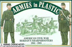 Гражданская война в США, стрелки, 1/32, Armies in plastic