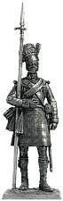 Миниатюра из металла 135. Сержант шотландской пехоты, 1815 г. EK Castings - фото