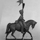 Сборная миниатюра из смолы Сапер конных егерей, Франция 54 мм, Chronos miniatures