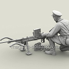 Сборная фигура из смолы SM 3124 Майор РККА с трофейным японским противотанковым ружьём (тип 97), 1:35, SOGA miniatures (SM-3124) (SM-3124)