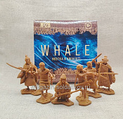 Солдатики из мягкого резиноподобного пластика Набор №28 «Кит» - Нутка и Квакиутл (6 фигур, коричневый) 1/32 ЧЕЛОВЕЧЕК - фото