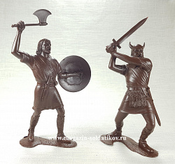 Сборные фигуры из пластика Варвары, набор из 2-х фигур №3 (коричневые,150 мм) АРК моделс