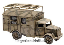 Сборная модель из пластика Opel Kfz 68 Blitz radio truck (15мм) Flames of War (GE490) (GE490)