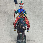 Миниатюра из олова Мамелюк императорской гвардии с бунчуком, 54 мм, Студия Большой полк (ИЛ2384.12.03.54) (ИЛ2384.12.03.54)