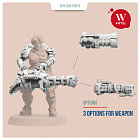 Сборные фигуры из смолы L.E.U. Assault Upgrade Kit for Females, 28 мм, Артель авторской миниатюры «W»