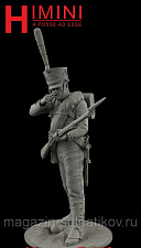 Сборная миниатюра из смолы Рядовой Лейб-гвардии Литовского полка 60 мм, HIMINI - фото