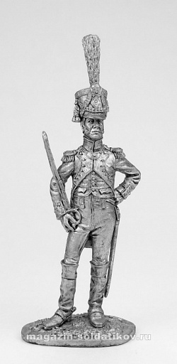 Миниатюра из металла 058. Офицер линейной пехоты, Франция 1809-1813 гг. EK Castings