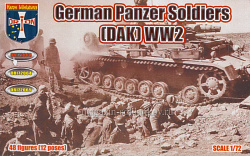 Солдатики из пластика German Panzer Soldiers (DAK) WW2 1/72 Orion