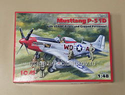 Сборная модель из пластика 48153 Mustang P-51D (1/48) ICM (583-001) (583-001)