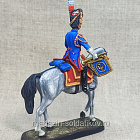 Миниатюра из олова Трубач гвардейских конных гренадер, Франция 1805-15 гг., 54 мм, Студия Большой полк (ИЛ2380.12.03.54) (ИЛ2380.12.03.54 )