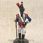 Миниатюра из олова Французский кирасир 1808-15 гг., 54 мм, Студия Большой полк (ИЛ1765.12.03.54) (ИЛ1765.12.03.54)