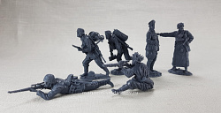 Солдатики из пластика Немецкая Армия «Охотники и жертвы» 1:32 Plastic Platoon