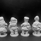 WW2: Советская армия, набор №1 (летчики)- комплект шаржевых фигур из 4-х штук